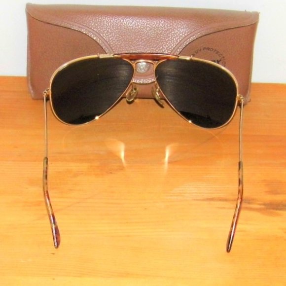RAYEX Aviator Vintage 60/70's Gold Metal Frame Glass Lenses - Picture 2 of 7